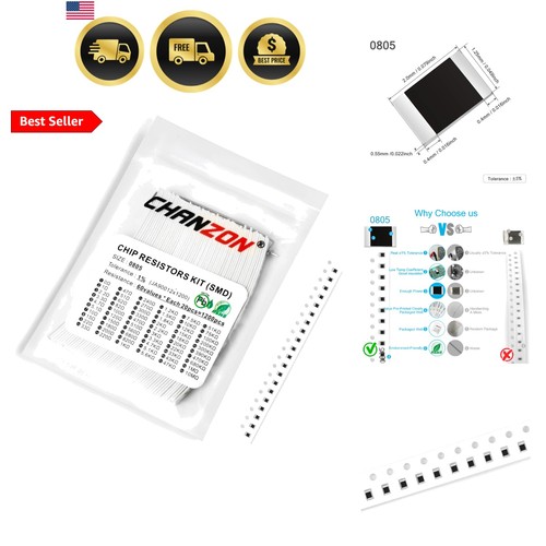 1200pz 0805 kit resistenze smd - 1200pz,